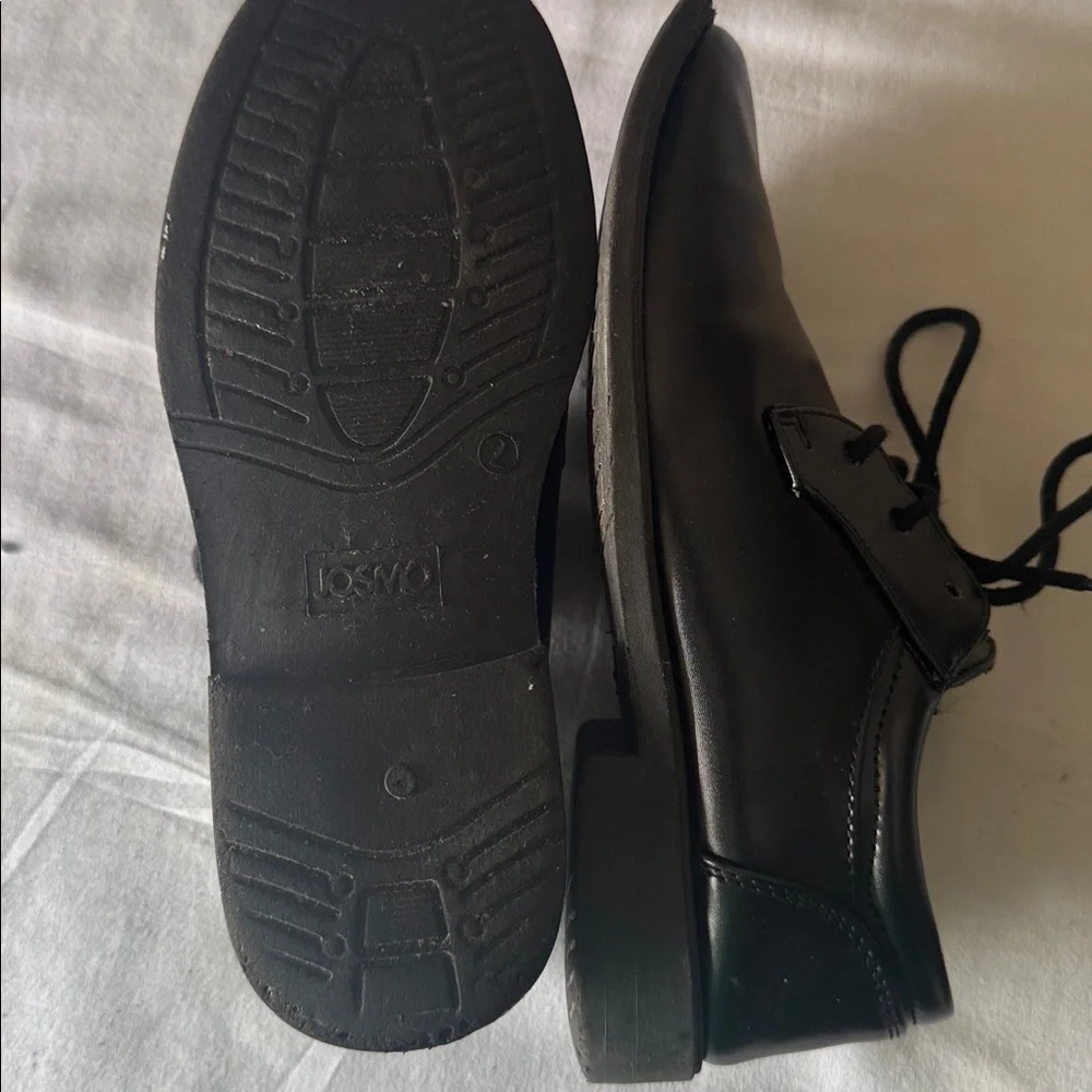 Boys Josmo Black Size 2 Dress Formally Shoes